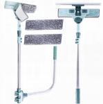 Teleskopinis langų valytuvas 2in1 su U formos rankena, 69&ndash;145 cm