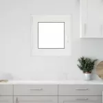 Požeminio lango RISOR 50 x 50 cm PVC ir stiklas