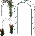 Metalinė pergola gėlių atrama vijokliniams augalams