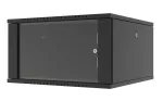 Lanview RWF07U66BL, sieninis laikiklis, 7U, 60 kg, rakinamas, kreipiančiosios, 20,5kg