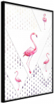 Plakatas - Flamingos and Triangles
