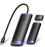 AV signalo perdavimo sistema Vention Belaidis HDMI 4K 30Hz siųstuvas + USB 3.2 + PD Power Supply juodas (TPVBB)