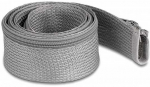 Delock Geflechtschlauch mit Rei&szlig;verschluss hitzebest&auml;ndig 1 m x 50 mm grau