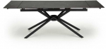 Halmar Dining table extendable Vitorino. juodas. 160 - 220x90x75 cm