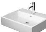 Duravit Rankų praustuvė Veri Air 600x470 su mai&scaron;ytuvu ir vandens nubėgimu balta