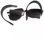 Reabilitacijos pedalai PVC 1/2'' juodi