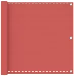 Balkono Ekranas Terakotos 120 x 800 cm HDPE ir aliuminis