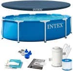 INTEX 28202ND i&scaron;orinė rėminė baseino sistema 305 x 76 cm 10in1