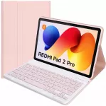 Plan&scaron;etinio kompiuterio dėklas Strado-Tech su Bluetooth klaviatūra, skirtas Redmi Pad 2 Pro 2025 &ndash; apsauginis su stovu, prieiga prie prievadų ir mygtukų