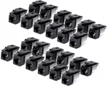 StarTech CAT6 keystone lizdas, 24 vienetų rinkinys (C6KEY110BK24PK)