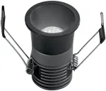 5W LED įleidžiamas &scaron;viestuvas DOT, juodas, CCT
