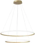 56W LED pakabinamas &scaron;viestuvas AXIS, aukso sp., CCT