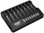 Lādētājs Li-ion baterijām 3 6 V / 3 7 V / 1 5 V un 1 2 V Ni-MH baterijām XTAR MX8