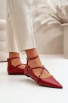 FS1 Juodi originalaus dizaino eleganti&scaron;ki bateliai