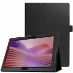 Plan&scaron;etinio kompiuterio dėklas 4kom.pl Slim su dangteliu, skirtas Lenovo Tab M10 10.1 2022 3 Gen / 3rd Gen, juodas &ndash; apsauginis su stovu