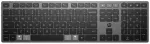 HP 725 Multi-Device Rechargeable Belaidė klaviatūra, Full-size (100%), Wireless, RF belaidė + Bluetooth, Juodas