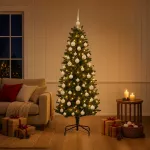 Dirbtinė Kalėdų eglutė su burbulais 120 cm 150 LED &Scaron;ilta balta