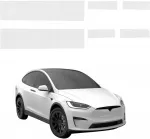 GrizzGlass bespalvė techninė danga HeavyDuty Clear slenksčiams, skirtiems Tesla Model X (2021-2026) [6w1] (GRZ21096)