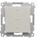 Schneider Electric Simon 54 Žaliuzių jungiklis trijų padėčių 1-0-2 (modulis) ka&scaron;myro spalvos (DZW1K.01/42)