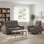 Sofa Sofos komplektas 2 vnt. Taupe Audinys