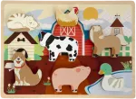 Dėlionė Moxy - 3D Wooden Puzzle, 7 pcs - Farm