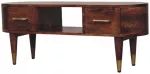 TV staliukas Artisan Furniture Valenza lenktų formų TV spintelė