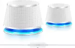 Kompiuterio kolonėlės Sanyun kompiuterio garsiakalbiai 2.0, 10 W, USB maitinimas ir 3,5 mm SW102