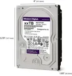 Western Digital WD Violetinė Pro 12TB SATA 6Gb/s vidinis 3,5 colių kietasis diskas, 7200 aps./min., 256MB talpykla, 24/7 Bulk