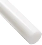 Nailono apvalus strypas permatomas baltas 20 mm skersmens x 300 mm ilgio, 6 klasė