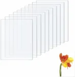 10 akrilo stiklo plastikinių plok&scaron;čių pakuotė 10 x 15 cm, 1 mm skaidrios akrilo plok&scaron;tės, akrilo lak&scaron;tas, skaidri akrilo stiklo plok&scaron;tė nuotraukų rėmeliams, projektų parodoms, tapybai, stalo stovui
