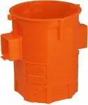 Simet potinkinė dėžutė 60mm gili oranžinė 10vnt.