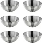 Ikea 6 vnt. Nerūdijančio plieno dubuo 28 cm Blanda Blank