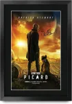 Plakatas Hwc Trading A3 Fr Star Trek Picard Patrick Stewart dovanos spausdintas autografas paveikslas Tv gerbėjų atributika gerbėjams pasira&scaron;ytas - A3 įrėmintas