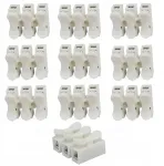 10x greitoji jungtis elektros ap&scaron;vietimui be varžtų 230v 3x0,5 iki 4mm