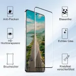 Reroxe 2+2 grūdinto stiklo ekrano apsaugų rinkinys, skirtas Oneplus 13 5g, apsauga nuo burbuliukų, apsauga nuo pir&scaron;tų atspaudų, itin skaidrus, lengvai montuojamas ekrano apsauga, 3d viso ekrano, apsauga nuo ne&scaron;varumų