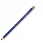 Koor Wood Pie&scaron;tukinė kreidelė Polycolor mėlyna, atspari (permanent Mėlyna) 55, Koh-i-noor