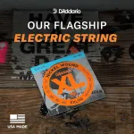 D'addario Esxl110 Xl Nickel Wound Regular Light (.010-.046) Double Ball End elektrinės gitaros stygos