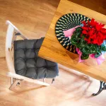 Dreamroots Sėdynės pagalvėlė, dygsniuota, vandeniui atspari, sodo, su rai&scaron;teliais