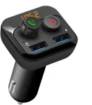 FM moduliatorius PNI Valentine F250 Bluetooth 5.0, MP3 grotuvas, FM siųstuvas, micro SD lizdas, dviguba USB jungtis, greitas mobiliojo įrenginio įkrovimas, &bdquo;super bass&ldquo; mygtukas