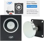 Elektromagnetas durims prilaikyti PNI EM50KG Fail safe, montuojamas ant sienos, 12/24V, laikymo jėga 50 kg