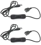 Jzk 2 x usb jungiklio laidas 1 metras usb įjungimo/i&scaron;jungimo jungiklis usb laidas su jungikliu usb maitinimo jungiklis usb ilgintuvas su įjungimo/i&scaron;jungimo jungikliu vaizdo registratoriui led lempai usb ventiliatoriui led juostelei