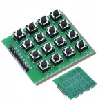 Klaviatūra 4x4 tact switch 16 klavi&scaron;ų Arduino
