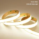 Benlun 24 V 15 mm pločio Cob Led juosta 10 m (5 m x 2), ry&scaron;ki Led juosta 27500lm 25w/m 960led/m 4000k natūraliai balta, Led juosta Cri 92 su maitinimo &scaron;altiniu komerciniam naudojimui, kambario dekoravimui