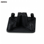 Remax RM-C25 saugaus vairavimo automobilio skydelis Universalus nano silikoninis stovo laikiklis visiems i&scaron;maniesiems telefonams Juodas