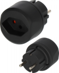 Kelioninis adapteris CH&rarr;EU, juodos spalvos (1508480)