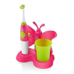 ETA | Dantų &scaron;epetėlis with water cup and holder | Sonetic ETA129490070 | Baterija operated | For kids | &Scaron;epetėlių skaičius galvutės įeina 2 | Number of teeth brushing modes 2 | Rožinė