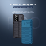 Nillkin CamShield Pro Armored Camera Protector Samsung Galaxy A73 dėklas telefonui juodos spalvos