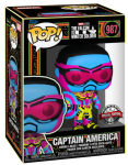 Figūrėlė Funko POP! Marvel Captain America Juodas light Exclusive