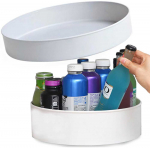 Apvalus prieskonių organizatorius su besisukančiu pagrindu