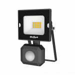 Rebel 10W LED prožektorius su judesio ir prieblandos jutikliu, 4000K, 230V